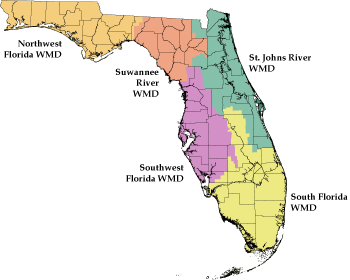 Florida Water District Map